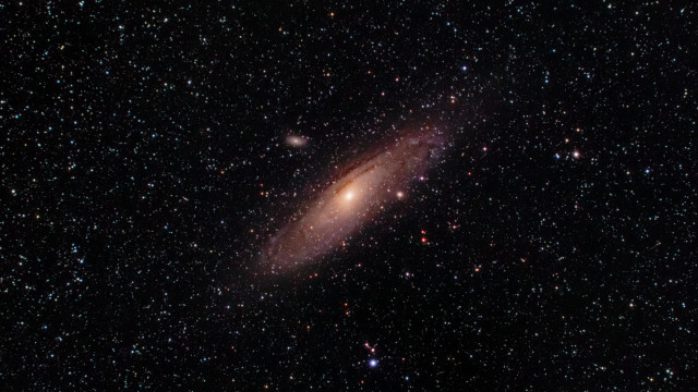 Galaxy bright light stars dark free wallpaper for desktop - medium preview image