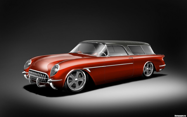 Red car black background ed free wallpaper for desktop - medium preview image