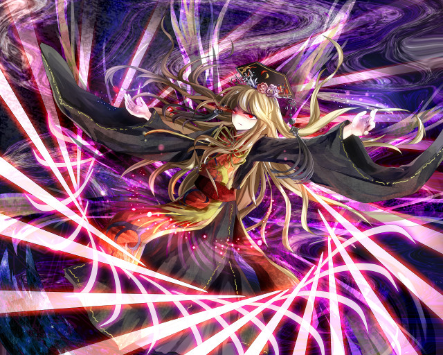 Woman long hair sword in #4 free wallpaper for desktop - medium preview image