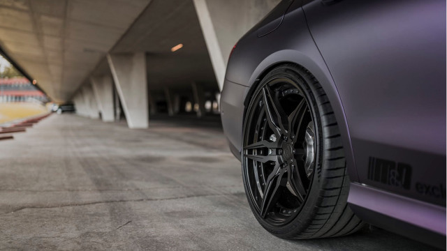 Car tire parking lot ramp free wallpaper for desktop - medium preview image