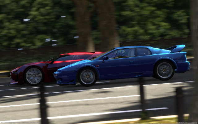 Two cars forest fenced military free wallpaper for desktop - medium preview image