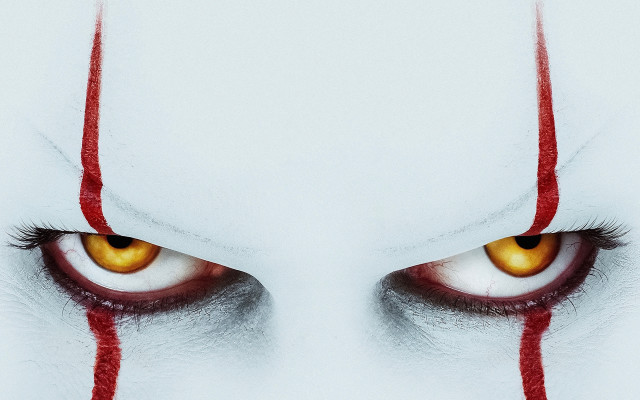 Red eye blood iris strip free wallpaper for desktop - medium preview image