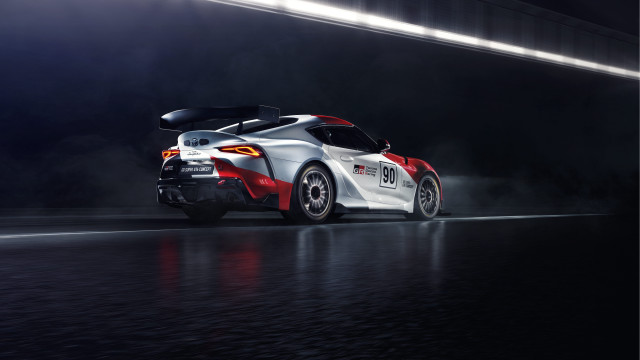 White sports car red accents free wallpaper for desktop - medium preview image
