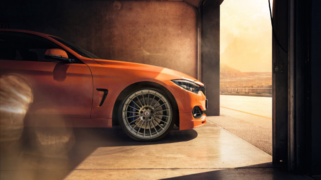 Garage car open door panfuturism free wallpaper for desktop - medium preview image