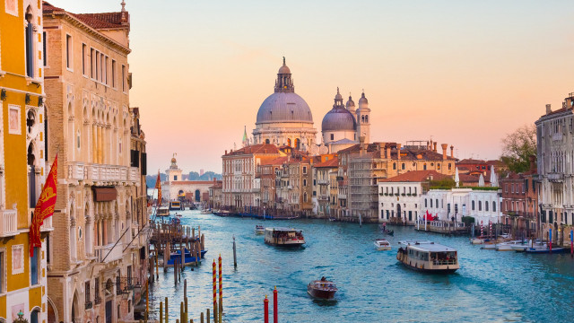 River city dome bridge sunset free wallpaper for desktop - medium preview image