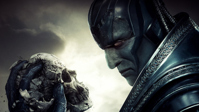 Man skull giant cloudy sky free wallpaper for desktop - medium preview image