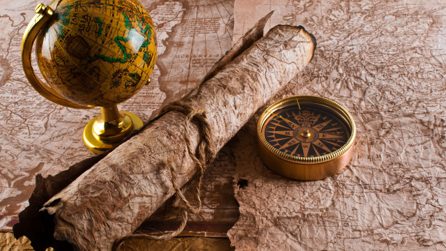 Compass map woodenstick globe magiccircle free wallpaper for desktop - medium preview image