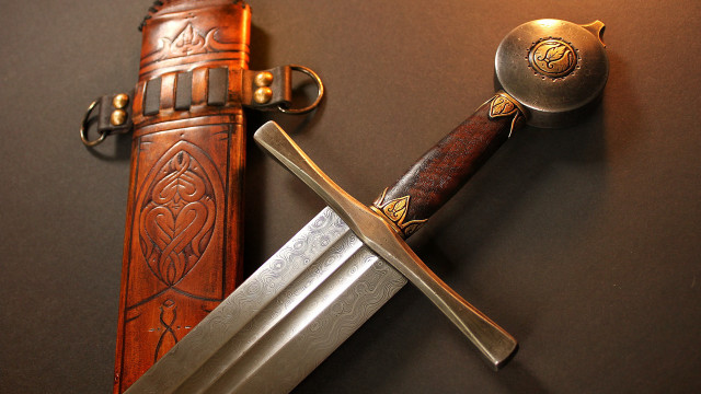 Knife sheath table light bronze free wallpaper for desktop - medium preview image