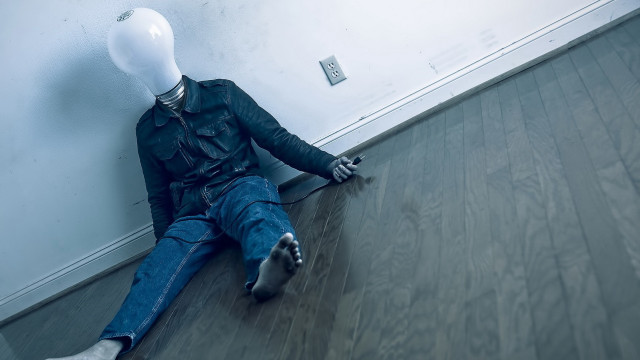 Surreal military figure lamp light free wallpaper for desktop - medium preview image