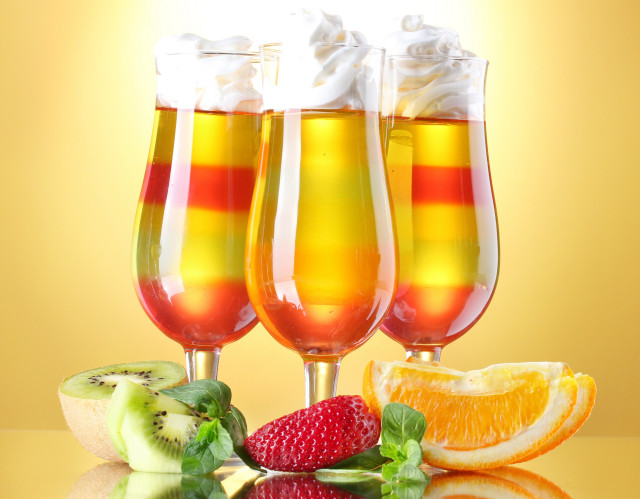 Glasses liquid fruit table yellow free wallpaper for desktop - medium preview image