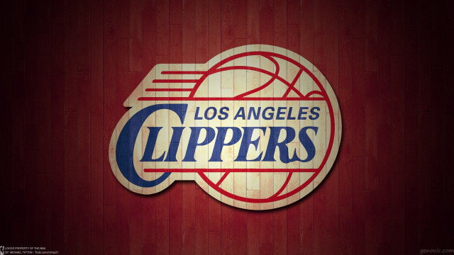 Clippers logo red wall bamboo free wallpaper for desktop - medium preview image
