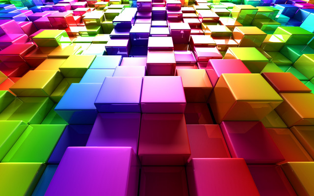 Colorful checkered tiles triadic argyle free wallpaper for desktop - medium preview image