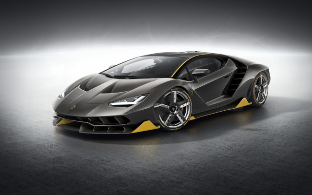 Grey yellow lamb car dark free wallpaper for desktop - medium preview image