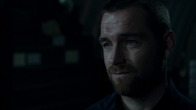 Bearded man black shirt distant free wallpaper for desktop - medium preview image