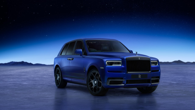 Blue suv desert night star free wallpaper for desktop - medium preview image