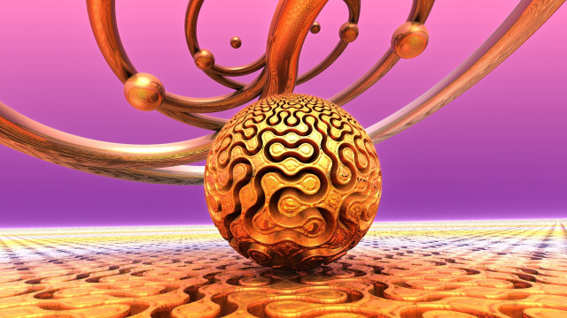 Golden egg table spiral wall #2 free wallpaper for desktop - medium preview image