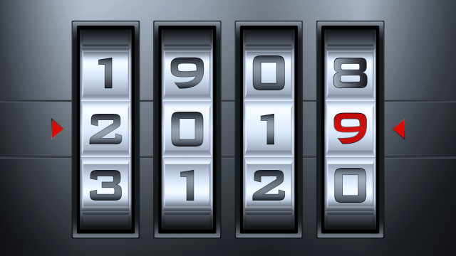 Metal lock numbers arrows futurism free wallpaper for desktop - medium preview image