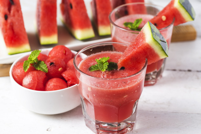 Watermelon drink mint slices harlem free wallpaper for desktop - medium preview image