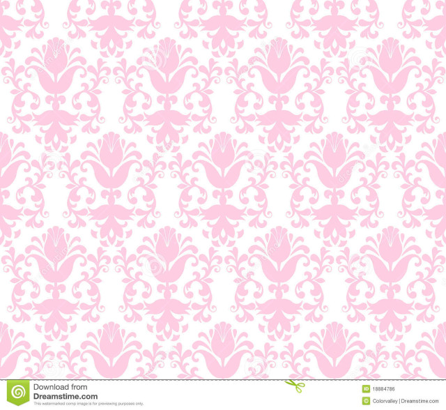Pink white floral pattern background #2 free wallpaper for tablet - medium preview image