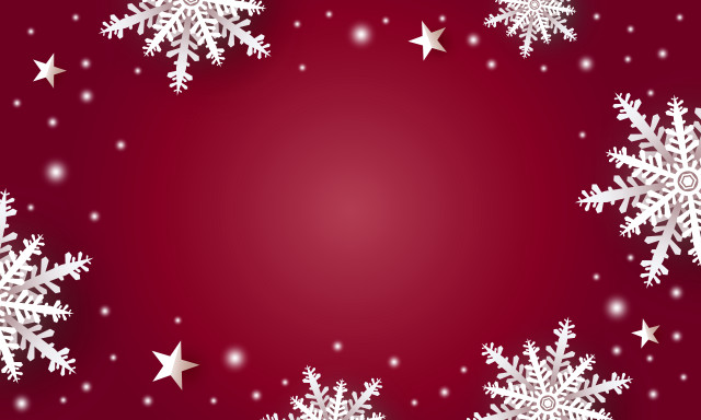 Red snowflakes stars christmas deer free wallpaper for desktop - medium preview image