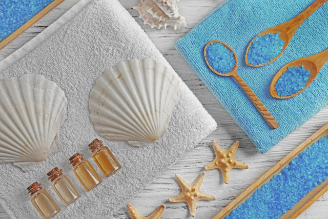 Towel starfish sunglasses arts crafts free wallpaper for desktop - medium preview image