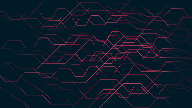 Dark red line pattern honeycomb free wallpaper for desktop - medium preview image