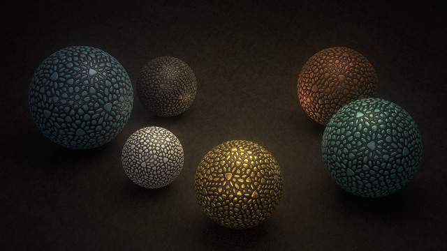 Four balls table black yellow free wallpaper for desktop - medium preview image