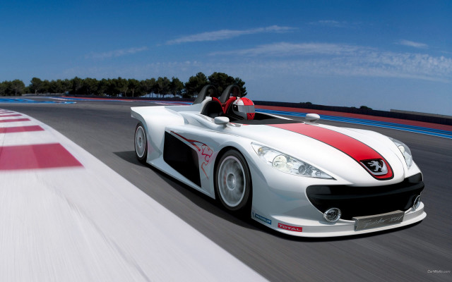 White sports car race track #7 free wallpaper for desktop - medium preview image