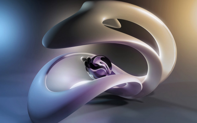 White purple abstract sculpture black free wallpaper for desktop - medium preview image