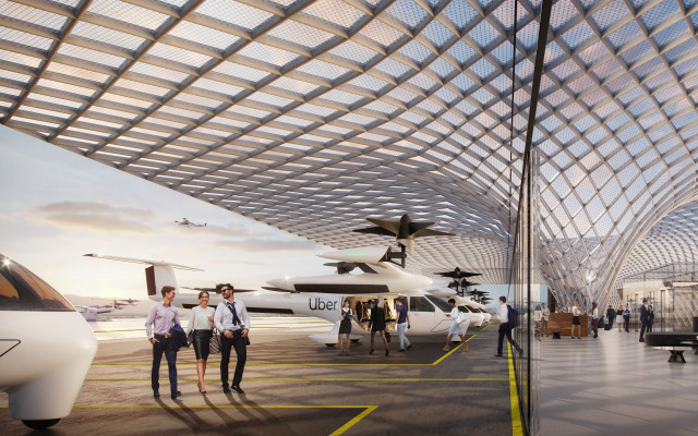 Airport futurism group plane characters free wallpaper for desktop - medium preview image