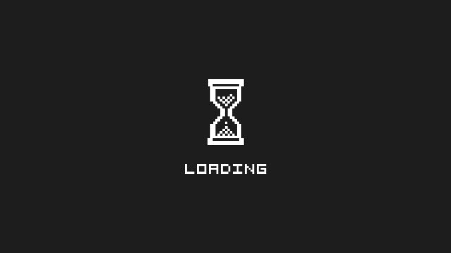 Black white logo hourglass center free wallpaper for desktop - medium preview image
