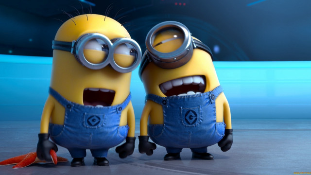 Minions despicable me cute funny free wallpaper for desktop - medium preview image