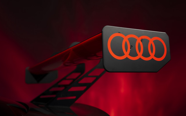 Red black logo 3d photorealism free wallpaper for desktop - medium preview image