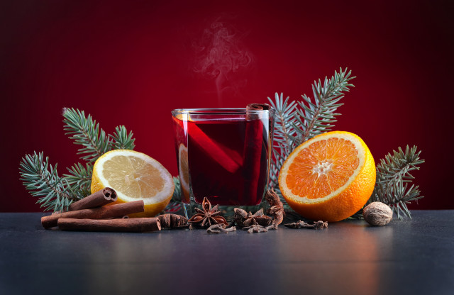 Tea cinnamon orange anise food free wallpaper for desktop - medium preview image