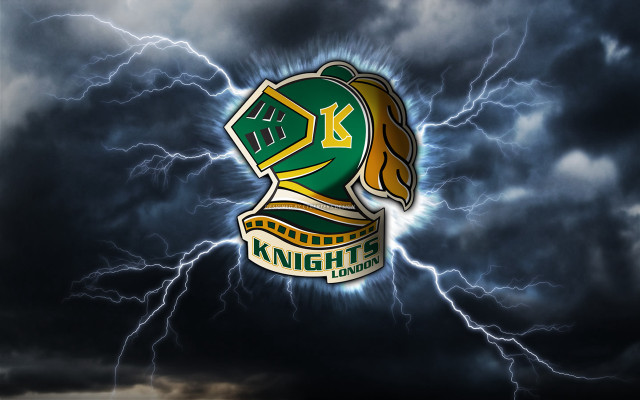 Green gold knights logo dark free wallpaper for desktop - medium preview image