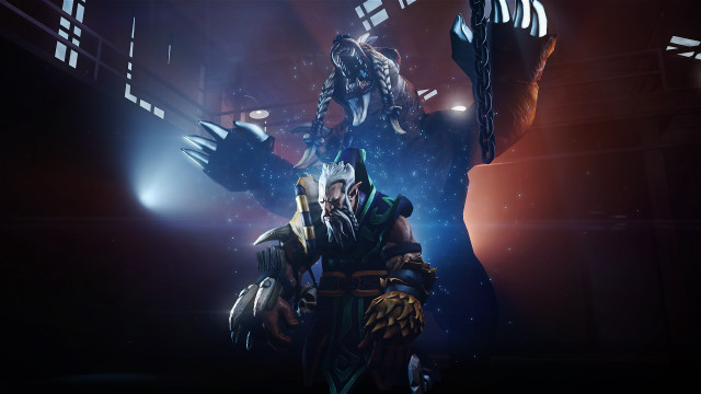 Space suit man hologram planet free wallpaper for desktop - medium preview image