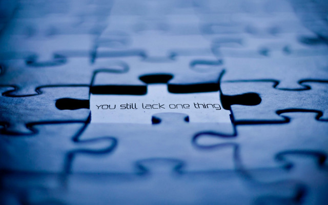 Puzzle piece missing you still free wallpaper for desktop - medium preview image