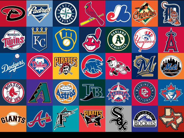 Sports logos colorful background squares free wallpaper for desktop - medium preview image