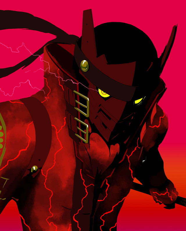 Cartoon character sword helmet action free wallpaper for mobile - medium preview image