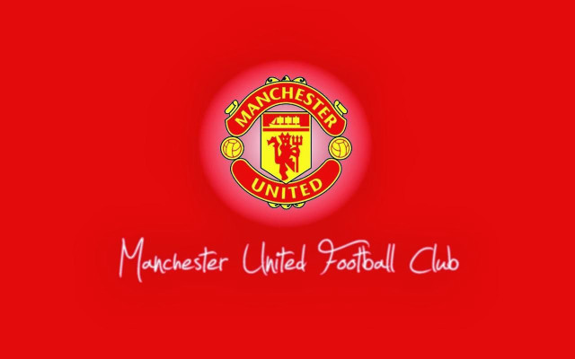 Manchester united football club logo free wallpaper for desktop - medium preview image