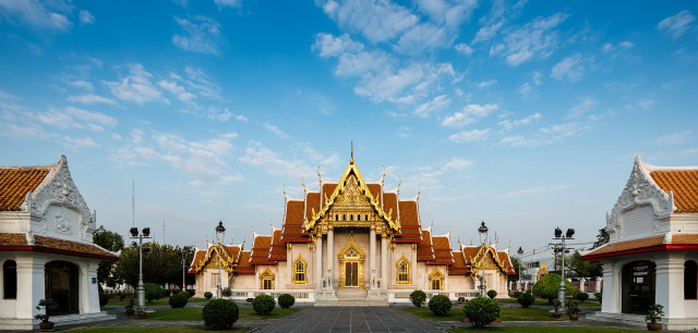 Large building windows sky clouds #3 free wallpaper for desktop - medium preview image