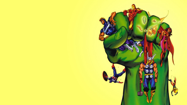 Green hand beads fingers yellow free wallpaper for desktop - medium preview image