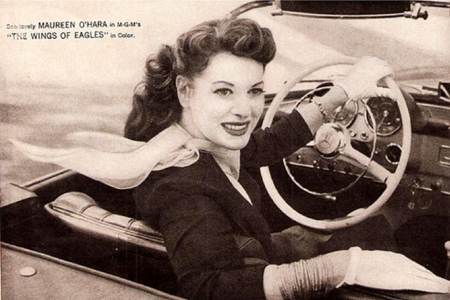 Woman sitting car steering wheel #2 free wallpaper for desktop - medium preview image