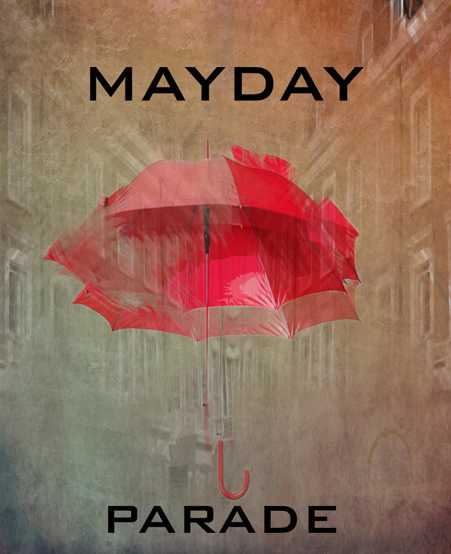 Red umbrella mayday building background free wallpaper for mobile - medium preview image
