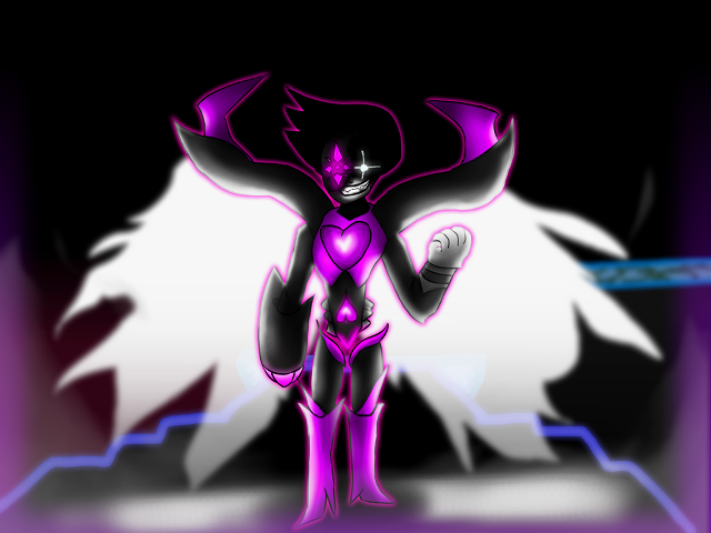 Cartoon character heart wings chest free wallpaper for desktop - medium preview image