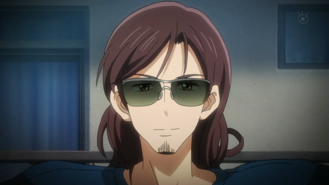 Woman glasses black shirt blue free wallpaper for desktop - medium preview image