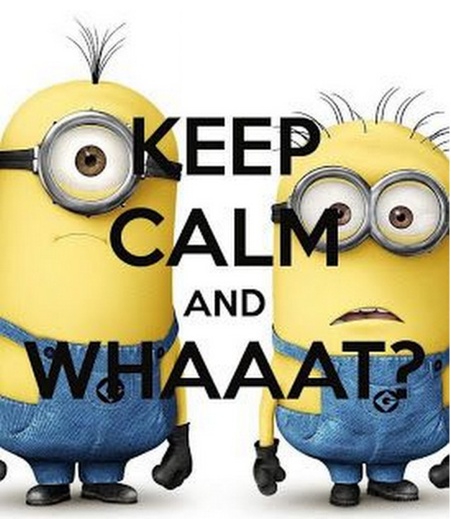 Keep calm and whaaaaat minions free wallpaper for tablet - medium preview image