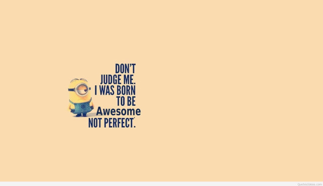 Yellow wall minion quote dont free wallpaper for desktop - medium preview image
