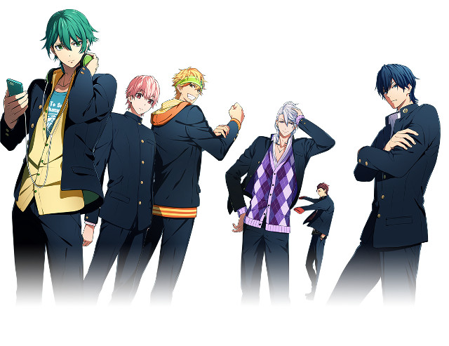 Anime characters arms crossed backs free wallpaper for desktop - medium preview image