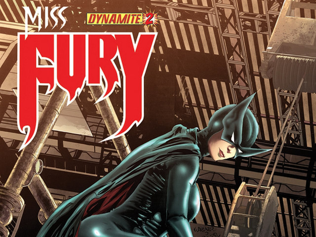 Woman redcape kneeling urban library free wallpaper for desktop - medium preview image